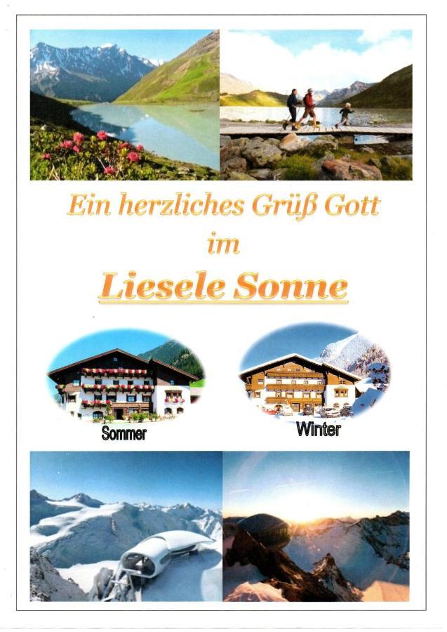 Hotel Restaurant Liesele Sonne St. Leonhard im Pitztal Zewnętrze zdjęcie